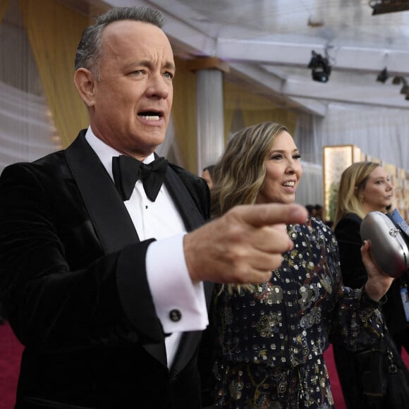 Tom Hanks lors de la 92ème cérémonie des Oscars 2019 au Hollywood and Highland à Los Angeles, Californie, Etats-Unis, le 9 février 2020.