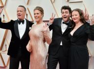 Oscars 2020 : Tom Hanks, survolté en famille, fait des pompes sur le tapis rouge