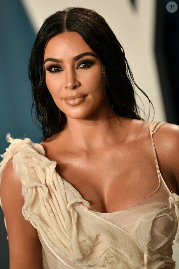 Kim Kardashian lors de la 92e cérémonie des Oscars, le 9 février 2020 au Dolby Theatre de Los Angeles. 