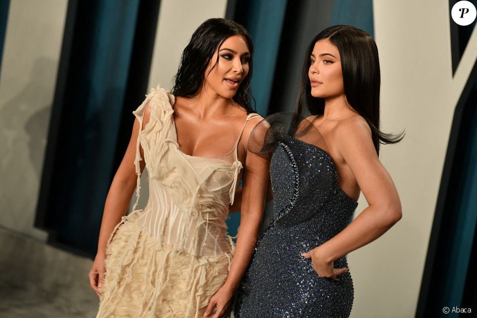 Kim Kardashian et Kylie Jenner lors de la 92e cérémonie des Oscars, le