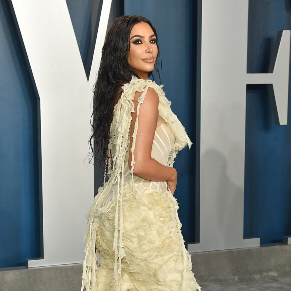 Kim Kardashian lors de la 92e cérémonie des Oscars, le 9 février 2020 au Dolby Theatre de Los Angeles.