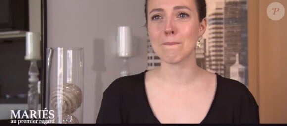 Elodie et Rémi dans "Mariés au premier regard 2020", le 10 février 2020, sur M6
