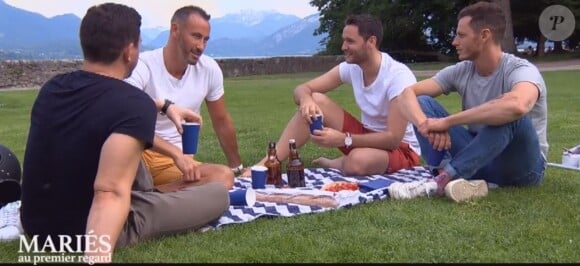 Elodie et Rémi dans "Mariés au premier regard 2020", le 10 février 2020, sur M6