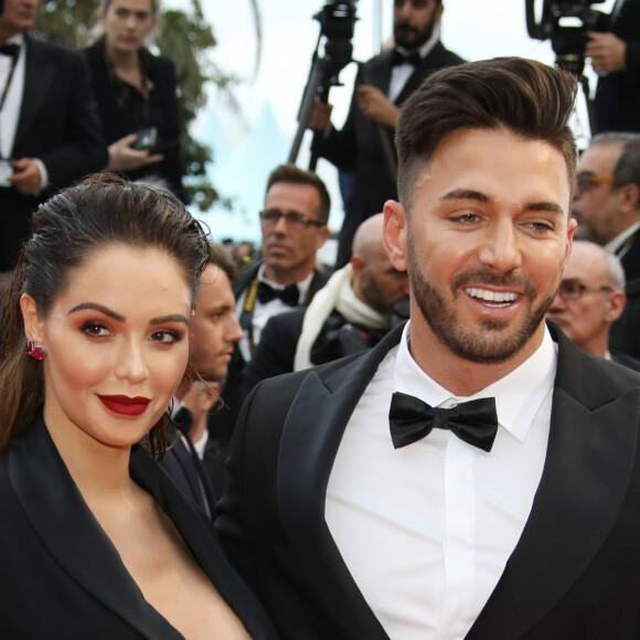 Nabilla Benattia (enceinte) et son mari Thomas Vergara - Montée des marches du film "A Hidden Life" lors du 72ème Festival International du Film de Cannes, le 19 mai 2019. © Denis Guignebourg/Bestimage