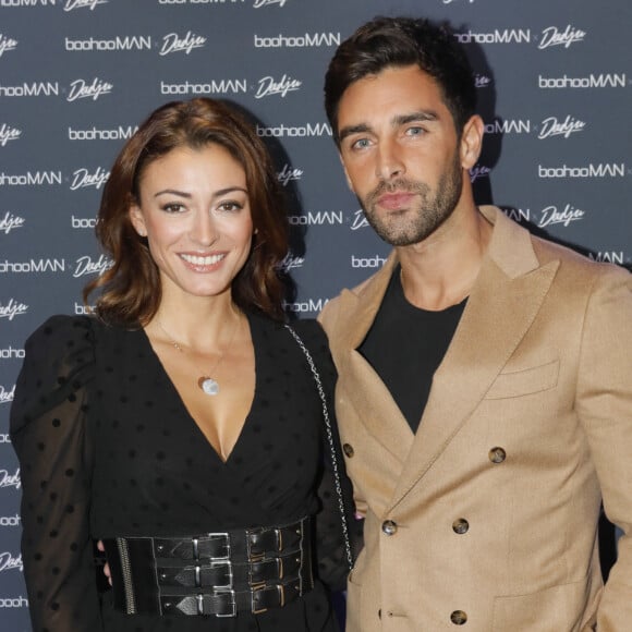 Info - Rachel Legrain-Trapani est enceinte de son compagnon Valentin Léonard Semi-Exclusif - Rachel Legrain-Trapani et son compagnon Valentin Leonard - Soirée de lancement BoohooMan x Dadju à l'Institut du Monde Arabe à Paris, le 29 octobre 2019. © Veeren Ramsamy-Christophe Clovis/Bestimage