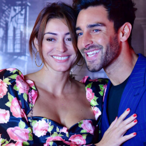 Valentin Léonard et sa compagne Rachel Legrain-Trapani (Miss France 2007) lors de la soirée de réouverture de la boutique "Breitling", située rue de la Paix. Paris, le 3 octobre 2019. © Rachid Bellak/Bestimage