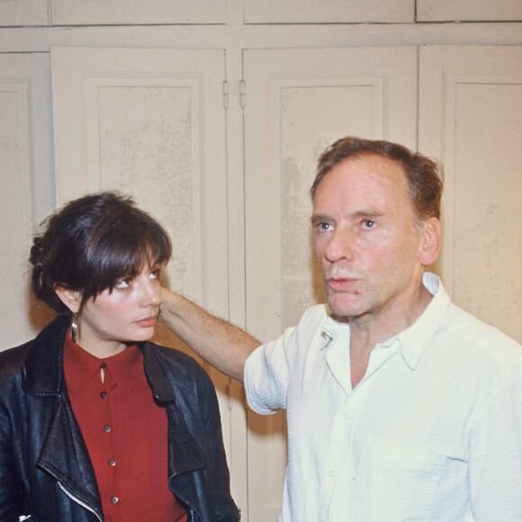 Marie et Jean-Louis Trintignant en juillet 2003.