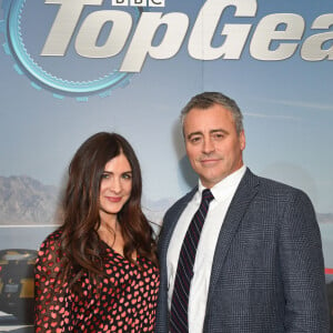 Matt LeBlanc, Aurora Mulligan au photocall de la nouvelle saison de l'émission "Top Gear" à l'hôtel May Fair à Londres, le 19 février 2018.