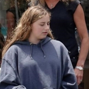 Exclusif - Matt LeBlanc est allé déjeuner avec sa fille Marina Pearl et une amie dans un restaurant de Los Angeles, le 18 juillet 2018.