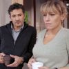 Kamel Belghazi et Julie Debazac dans la série "Demain nous appartient", diffusée sur TF1.