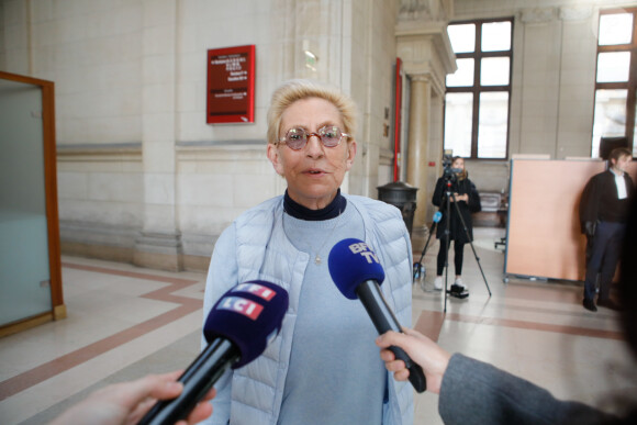 Isabelle Balkany est arrivée en retard au tribunal de Paris car elle rendait visite à son mari à la prison le 4 février 2020. © Christophe Clovis / Bestimage