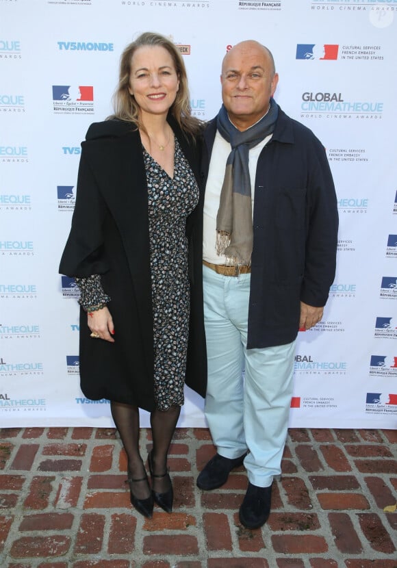 Louise Salter et Nigel Daly assistent à la cérémonie des World Cinema Awards à la Résidence du Consul de France à Beverly Hills, le 10 février 2020.