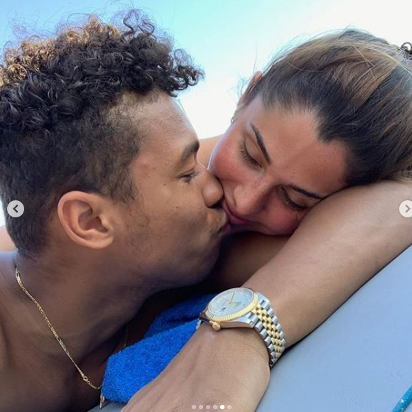 Coralie Porrovecchio et son chéri Boubacar Kamara, sur Instagram le 9 octobre 2019.
