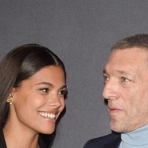 Vincent Cassel et sa femme Tina Kunakey à l'avant-première du film policier "L'Empereur de Paris" au cinéma Gaumont-Opéra à Paris, France, le 10 décembre 2018. © Coadic Guirec/Bestimage