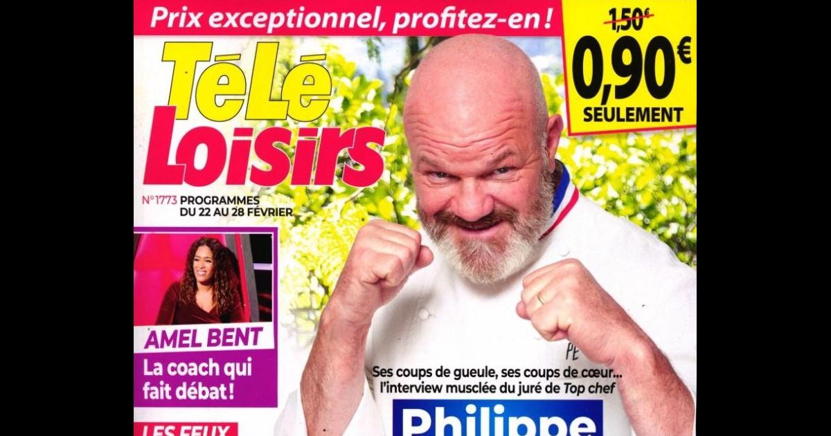 Programme Télé De Toutes Les Chaines Françaises Avec Télé Loisirs Couverture de Télé Loisirs. - Purepeople