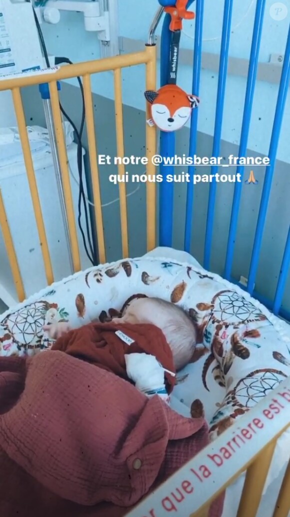 Tiffany et Justin ("Mariés au premier reagard"). Leur fille Zélie a été hospitaliée. Février 2020.