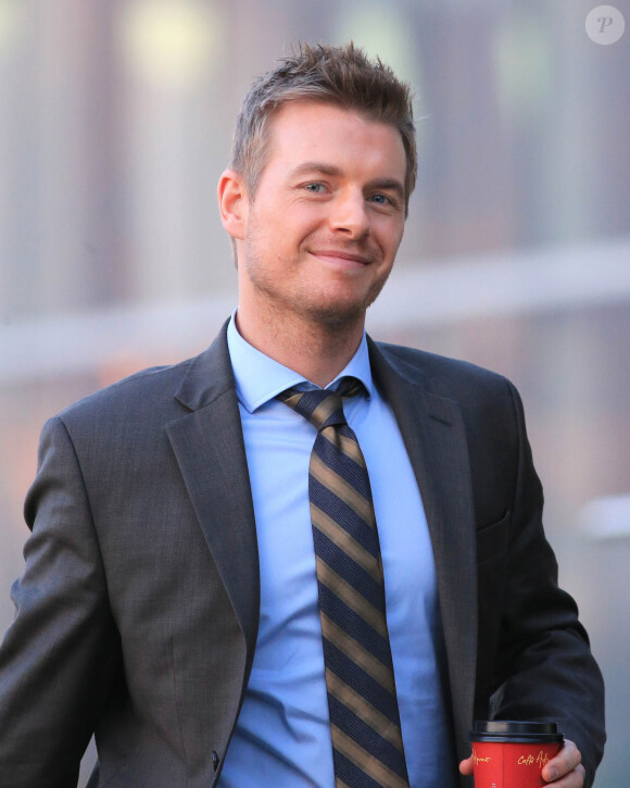 Exclusif - Rick Cosnett - Tournage de la série "The Flash" à Vancouver, le 23 février 2015.