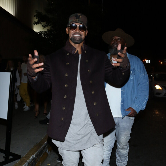 Shemar Moore quitte le club Bootsy Bellows à West Hollywood, le 16 août 2019.