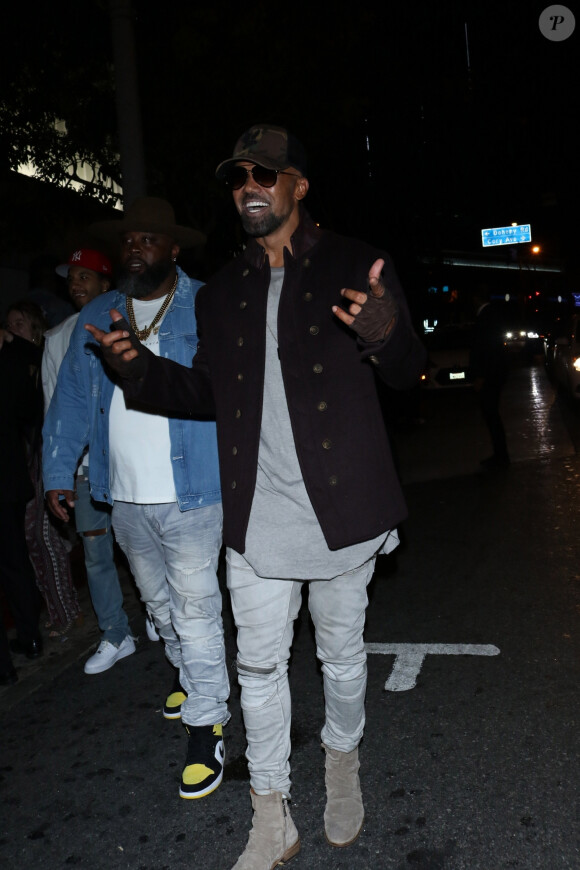 Shemar Moore quitte le club Bootsy Bellows à West Hollywood, le 16 août 2019.