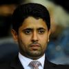 Nasser Al-Khelaifi dans les gradins lors du match Paris St-Germain contre Lorient au Parc des Princes à Paris, le 6 août 2011 Photo : Christian Liewig/ABACAPRESS.COM