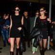 Kendall Jenner, Gigi Hadid et Bella Hadid - People à la sortie du défilé de mode Versace prêt-à-porter automne-hiver 2020 à Milan lors de la fashion week , Milan le 21 Février 2020