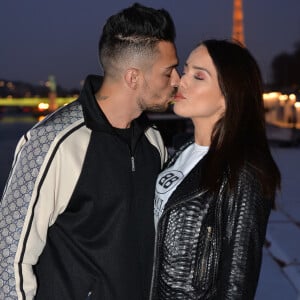 Exclusif - Julien Tanti et sa compagne Manon Marsault - Soirée du 9ème anniversaire du site en ligne "AliExpress.com" (filiale d'Alibaba) à Paris le 28 mars 2019. © Veeren/Bestimage.