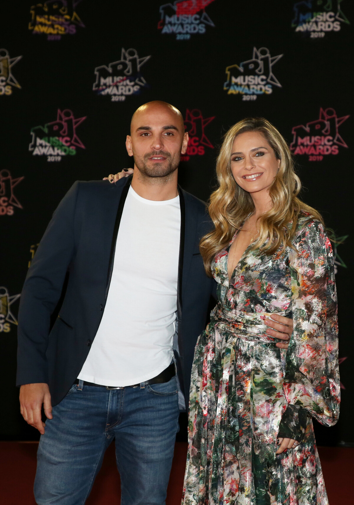 Photo : Clara Morgane et son mari Jérémy Olivier - 21ème édition des NRJ  Music Awards au Palais des festivals à Cannes le 9 novembre 2019. ©  Dominique Jacovides/Bestimage - Purepeople