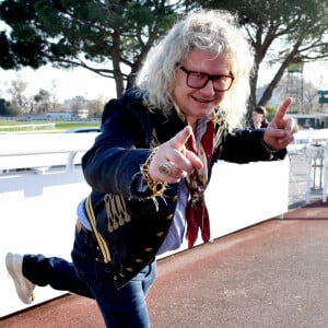 EXCLUSIF - Pierre-Jean Chalençon - Journée caritative au profit de la Fondation Claude Pompidou à l'Hippodrome de la Côte d'Azur à Cagnes-sur-Mer, le 22 février 2020. © Bruno Bebert / LMS / Bestimage