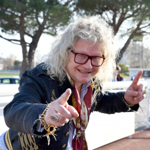 EXCLUSIF - Pierre-Jean Chalençon - Journée caritative au profit de la Fondation Claude Pompidou à l'Hippodrome de la Côte d'Azur à Cagnes-sur-Mer, le 22 février 2020. © Bruno Bebert / LMS / Bestimage