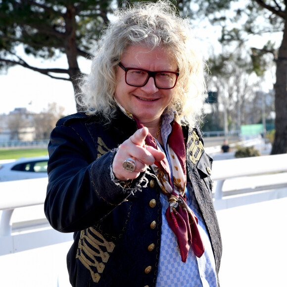 EXCLUSIF - Pierre-Jean Chalençon - Journée caritative au profit de la Fondation Claude Pompidou à l'Hippodrome de la Côte d'Azur à Cagnes-sur-Mer, le 22 février 2020. © Bruno Bebert / LMS / Bestimage