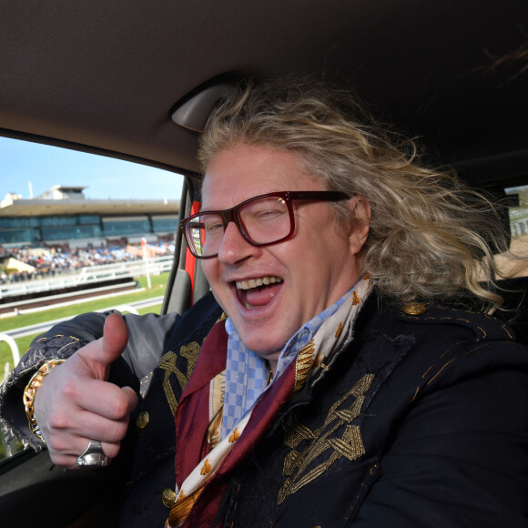 EXCLUSIF - Pierre-Jean Chalençon - Journée caritative au profit de la Fondation Claude Pompidou à l'Hippodrome de la Côte d'Azur à Cagnes-sur-Mer, le 22 février 2020. © Bruno Bebert / LMS / Bestimage