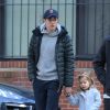 Exclusif - Nicky Hilton Rothschild se promène avec son mari James Rothschild et ses enfants Lily&8208;Grace et Teddy Rothschild dans les rues de New York, le 17 février 2020
