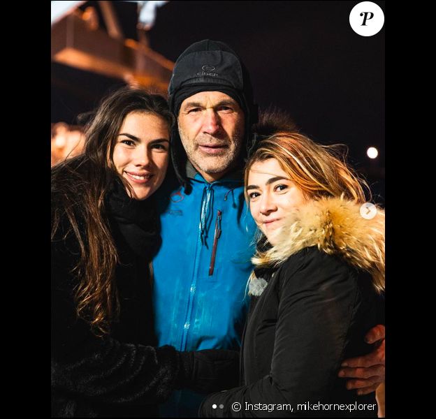 Mike Horn retrouve enfin ses filles, sur Instagram, le 30 décembre 2019.