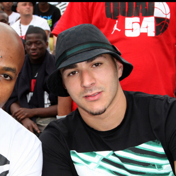 Rohff et Karim Benzema à Paris, le 28 juin 2009 © Guillaume Gaffiot/Bestimage