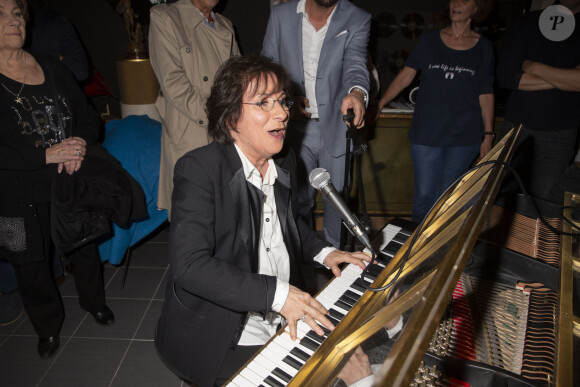 Marie-Paule Belle - Soirée organisée en l'honneur de Rika Zaraï pour la sortie de son CD "Anthologie" au Phono Museum à Paris le 21 octobre 2019. © Jack Tribeca/Bestimage