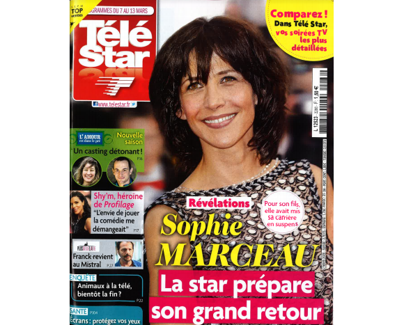 Nouvelle couverture du magazine "Télé Star" en kiosques dès le lundi 02 mars 2020