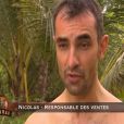 Nicolas dans "Koh-Lanta : La Revanche des héros" sur TF1 le vendredi 13 avril 2012.
