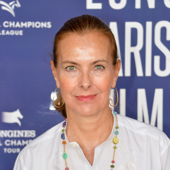 Exclusif - Carole Bouquet - Photocall - "Longines Paris Eiffel Jumping" au Champ de Mars à Paris, le 7 juillet 2019. © Veeren Ramsamy/Bestimage