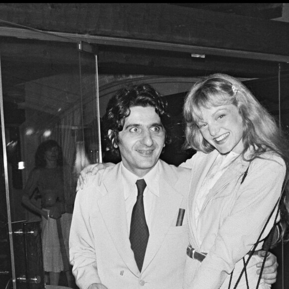 Archives - Jean-Pierre Rassam et Arielle Dombasle lors du Festival de Cannes. Mai 1979.