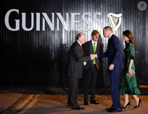 Le prince William, duc de Cambridge, et Catherine (Kate) Middleton, duchesse de Cambridge assistent à une réception organisée par l'ambassadeur britannique au Gravity Bar, Guinness Storehouse à Dublin, Irlande, le 3 mars 2020, pour une visite officielle de 3 jours.