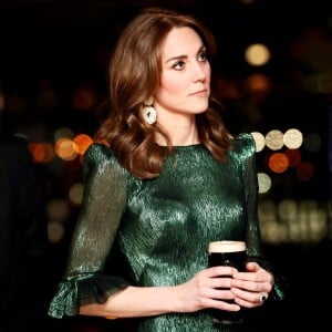 Le prince William, duc de Cambridge, et Catherine (Kate) Middleton, duchesse de Cambridge assistent à une réception organisée par l'ambassadeur britannique au Gravity Bar, Guinness Storehouse à Dublin, Irlande, le 3 mars 2020, pour une visite officielle de 3 jours.