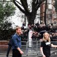 Le prince Harry, duc de Sussex, visite les studios d'Abbey Road pour rencontrer Jon Bon Jovi et des membres de l'Invictus Games Choir, qui enregistrent un single spécial au profit de l'Invictus Games Foundation, à Londres, Royaume Uni, le 28 février 2020.