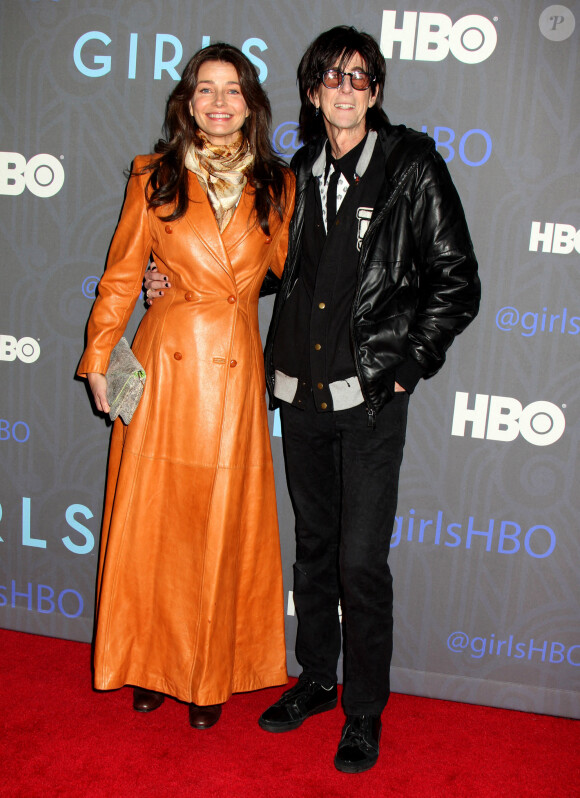 Paulina Porizkova et Ric Ocasek à New York, le 9 janvier 2013. © Steven Bergman / AFF/ABACAPRESS.COM