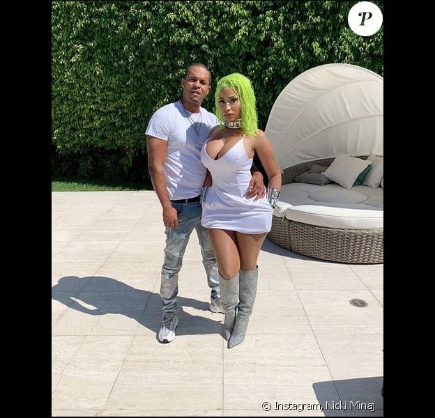 Nicki Minaj et son mari, Kenneth Petty. Août 2019.