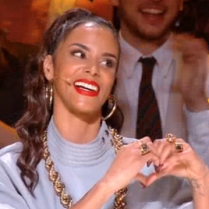 Shy'm sur le plateau de "Danse avec les stars" le 26 octobre 2019.