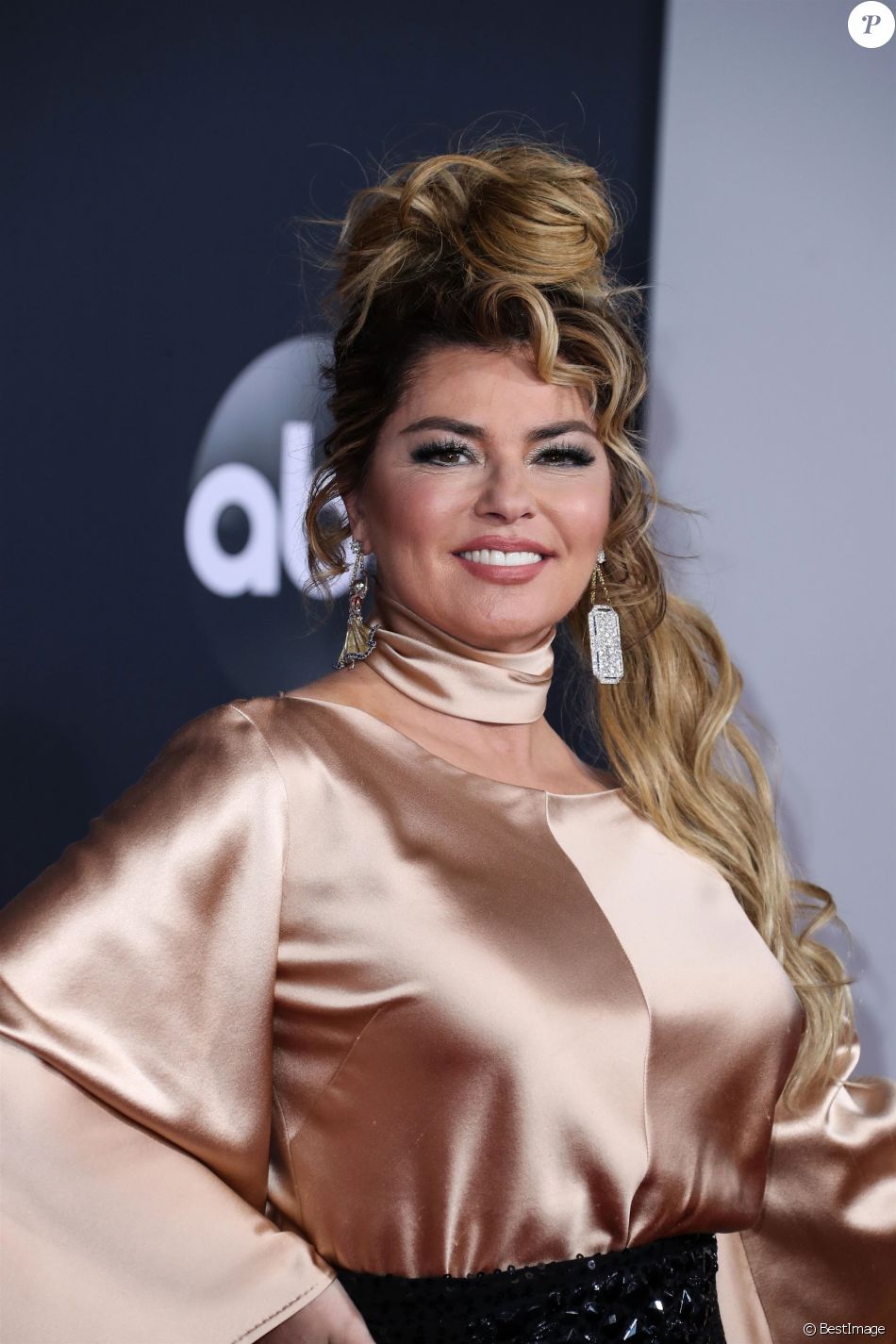 Shania Twain à la 47e soirée annuelle des American Music Awards au