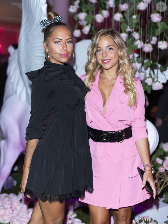 Exclusif - Aurore Lombardini et Maddy Burciaga lors de l'ouverture du tout nouveau showroom parisien PrettyLittleThing parrainée par Sananas, rue Saint-Florentin dans le 8ème arrondissement de Paris, France, le 3 mars 2020, en marge de la semaine de la mode de Paris. © Pierre Perusseau/Bestimage