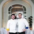 Samuel et Guillaume lors de la grande finale de "Top Chef 10", mercredi 8 mai 2019 sur M6.