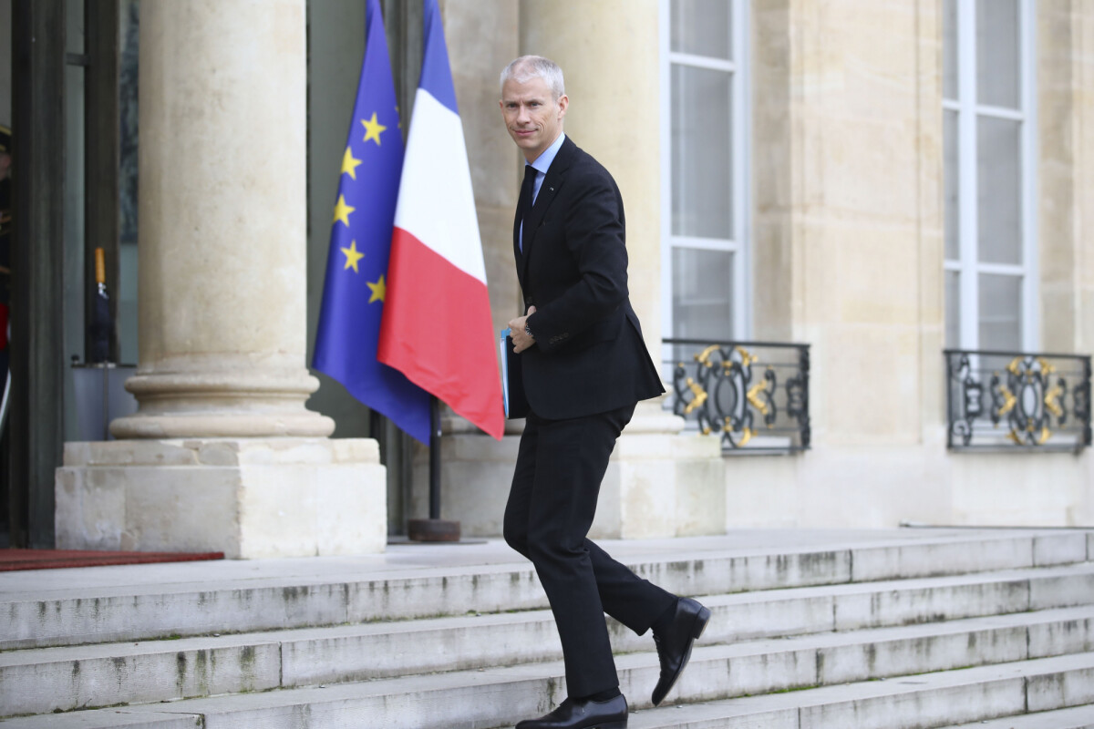 Photo : Franck Riester - Ministre De La Culture - Arrivées Au Conseil ...