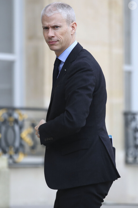 Franck Riester - Ministre de la Culture - Arrivées au conseil des ministres au palais de l'Elysée à Paris le 15 janvier 2020. © Gwendoline Le Goff/Panoramic/Bestimage